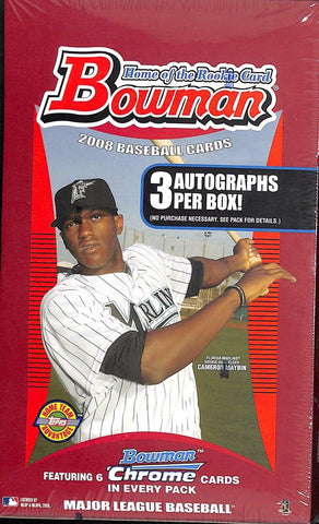 2008 Bowman Baseball Jumbo Box