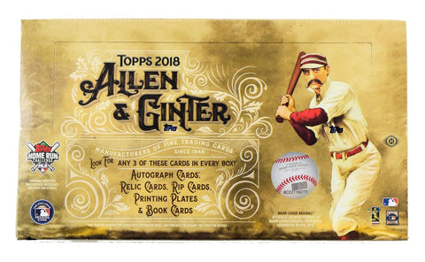2018 Topps Allen and Ginter Baseball Hobby Box