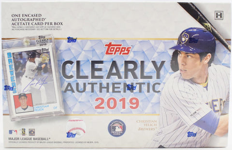 2019 Topps Clearly Authentic Baseball Box