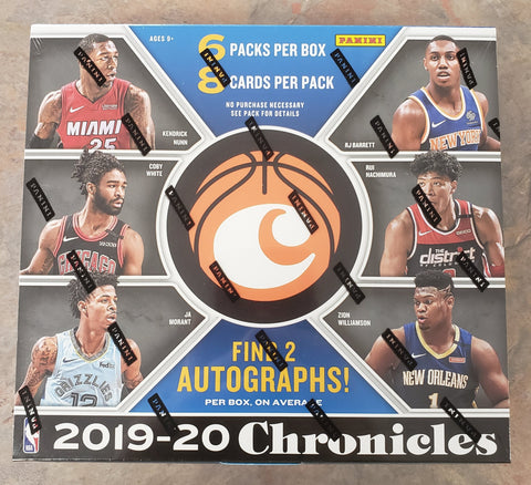 2019-20 Panini Chronicles Basketball Hobby Box