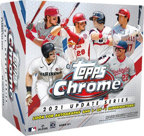 2021 Topps Chrome Update Series Baseball Mega Box
