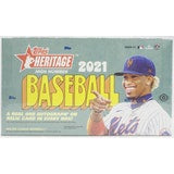 2021 Topps Heritage High Number Baseball Hobby Box -12 Box Case