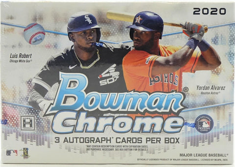 2020 Bowman Chrome Baseball  HTA  Choice Box
