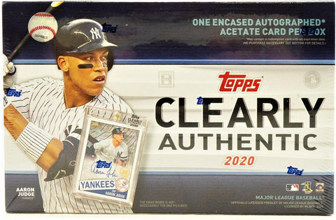 2020 Topps Clearly Authentic Baseball Box
