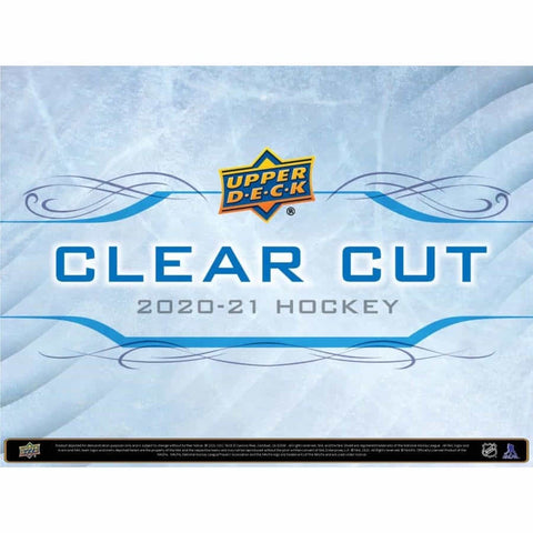 2020-21 Upper Deck Clear Cut Hockey Box - 30 Box Master Case
