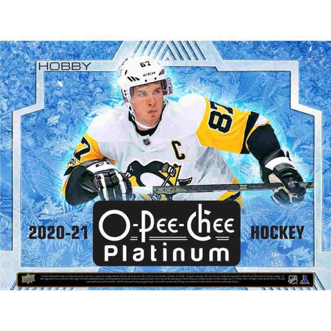 2020-21 Upper Deck O-Pee-Chee Platinum Hockey Hobby Box - 8 Box Inner Case