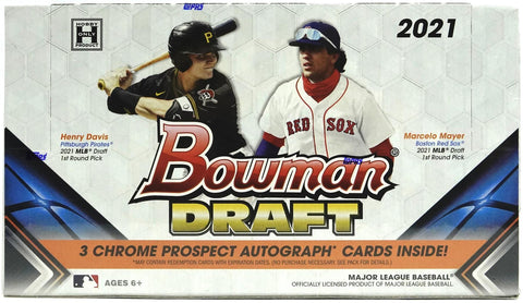 2021 Bowman Draft Baseball Jumbo Hobby Box