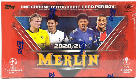 2020-21 Topps Merlin Chrome Soccer Hobby Box
