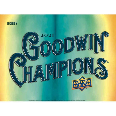 2021 Upper Deck Goodwin Champions Hobby Box - CDD Exclusive