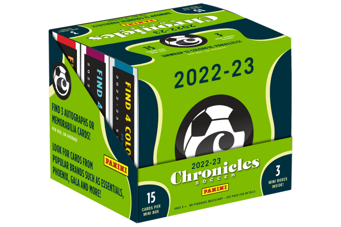 2022-23 Panini Chronicles Soccer Hobby Box