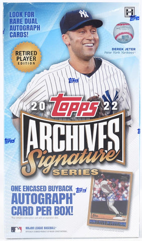 2022 Topps Archives Signature Series Baseball Retired Edition Hobby Box