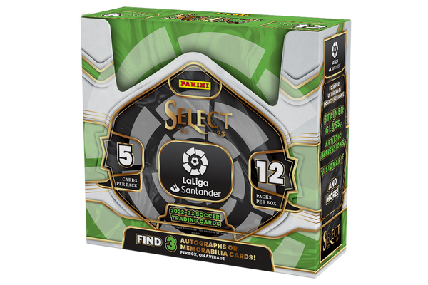 2022-23 Panini Select La Liga Soccer Hobby Box – Three Stars 