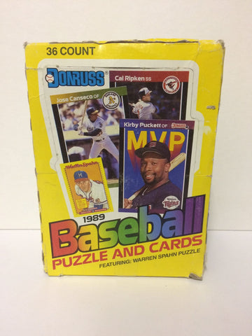 1989 Donruss Baseball Wax Box