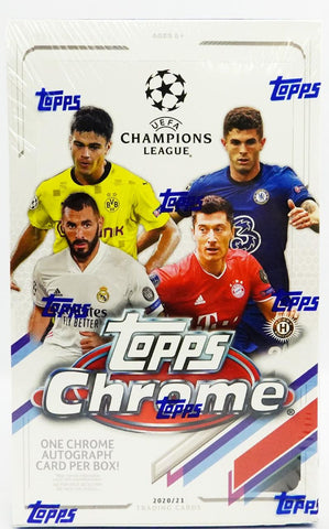 2020-21 Topps UEFA Champions League Chrome  Soccer Hobby Box