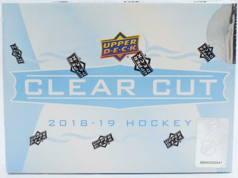 2018-19 Upper Deck Clear Cut Hockey Box