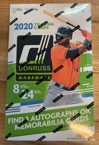 2020 Panini Donruss Baseball Hobby 16-Box Case