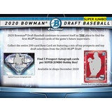 2020 Bowman Draft Baseball Super Jumbo Hobby - 6 Box Case
