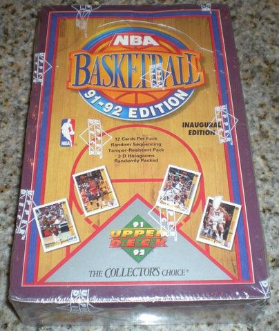 1991-92 Upper Deck Basketball Box