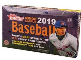 2019 Topps Heritage Minor League Baseball Box