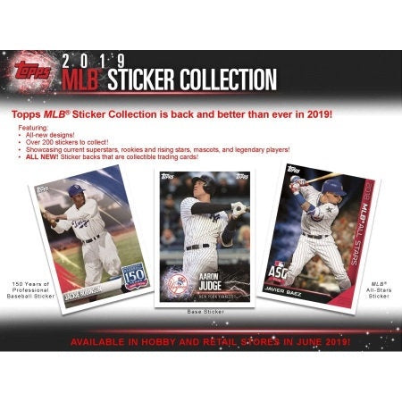 2019 Topps Baseball Sticker Box