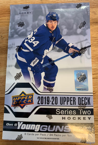 2019-20 Upper Deck Series 2 Hockey Hobby 12-Box Case