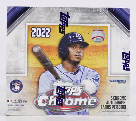 2022 Topps Chrome Baseball Jumbo Hobby Box Includes Silver Pack