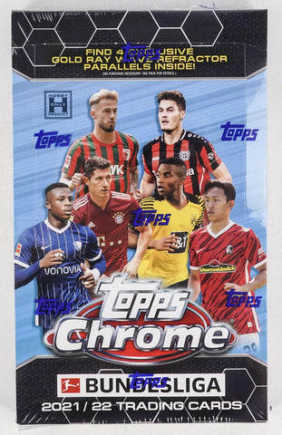 2021-22 Topps Bundesliga Chrome Soccer Hobby Box Lite