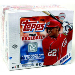 2021 Topps Series 1 Baseball Jumbo - 6 Box Case