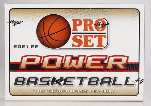 2021-22 Leaf Pro Set Power Basketball Hobby Box
