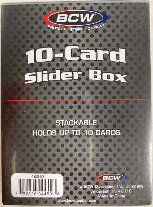 BCW 10-CARD SLIDER BOX