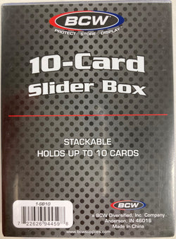 BCW 10-CARD SLIDER BOX
