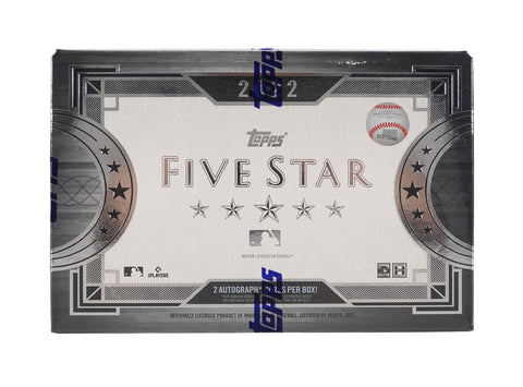 2022 Topps Five Star Baseball Hobby Box