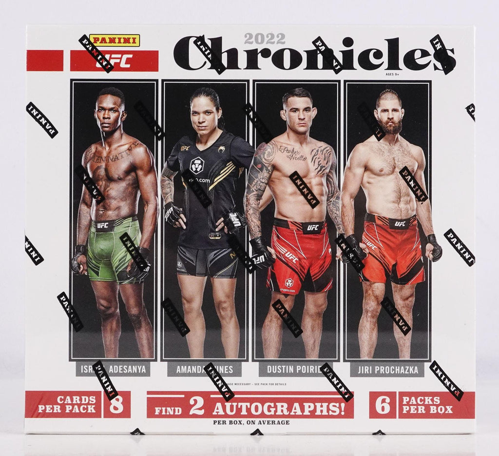 2022 Panini Chronicles UFC Hobby Box Three Stars Sportscards
