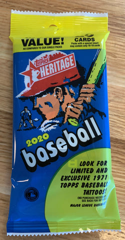 2020 Topps Heritage Baseball Fat Pack