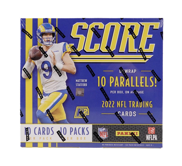 2022 Score NFL Football Cards Checklist