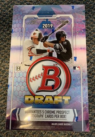 2019 Bowman Draft Baseball Hobby Super Jumbo 6-Box Case
