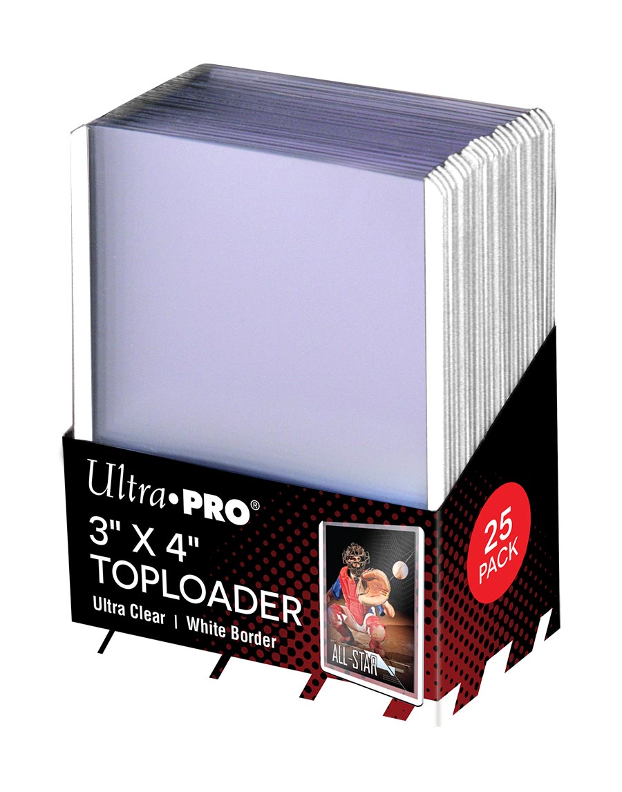 ULTRA PRO WHITE TOP LOAD Pack (25) – Three Stars Sportscards