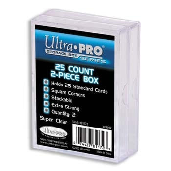 ULTRA PRO 25CT SLIDE BOX (2 PACK)