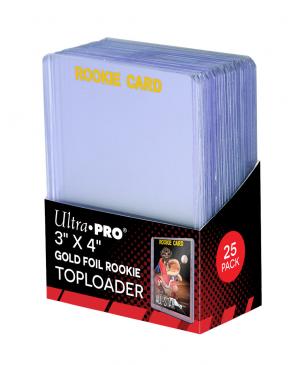 ULTRA PRO TOP LOAD ROOKIE GOLD Pack (25)