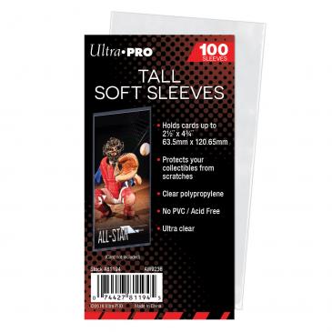 ULTRA PRO TALL SOFT SLEEVES - PACK (100)