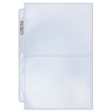 ULTRA PRO PLATINUM 2 POCKET PAGES Box (100)