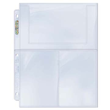 ULTRA PRO PLATINUM 3-POCKET PAGES 4X6 T-STYLE Box (100)