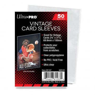 ULTRA PRO VINTAGE CARD SLEEVES Pack (50)