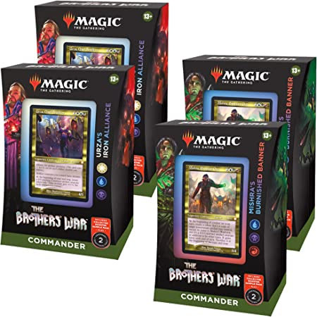 Magic The Gathering The Brothers War Commander Case - 4 Decks