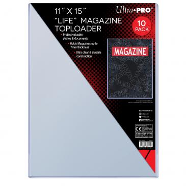 ULTRA PRO 11X15" LIFE MAGAZINE TOPLOAD Pack (10)