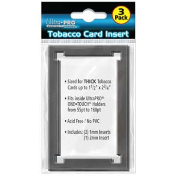 ULTRA PRO TOBACCO CARD INSERT FOR MAGNETIC