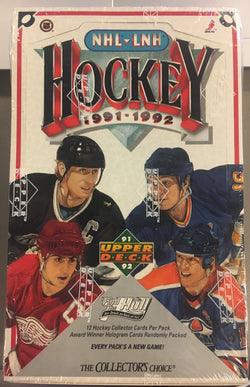 1991-92 Upper Deck Low Series Hockey Box