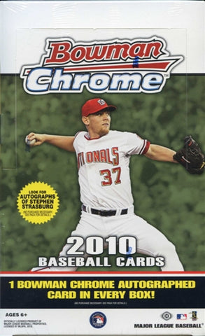 2010 Bowman Chrome Baseball Hobby Box
