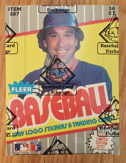 1989 Fleer Baseball Early Run Wax Box (BBCE Wrapped FASC)