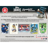 2021 Topps Archives Signature Series Baseball Retired Edition Hobby - 20 Box Case